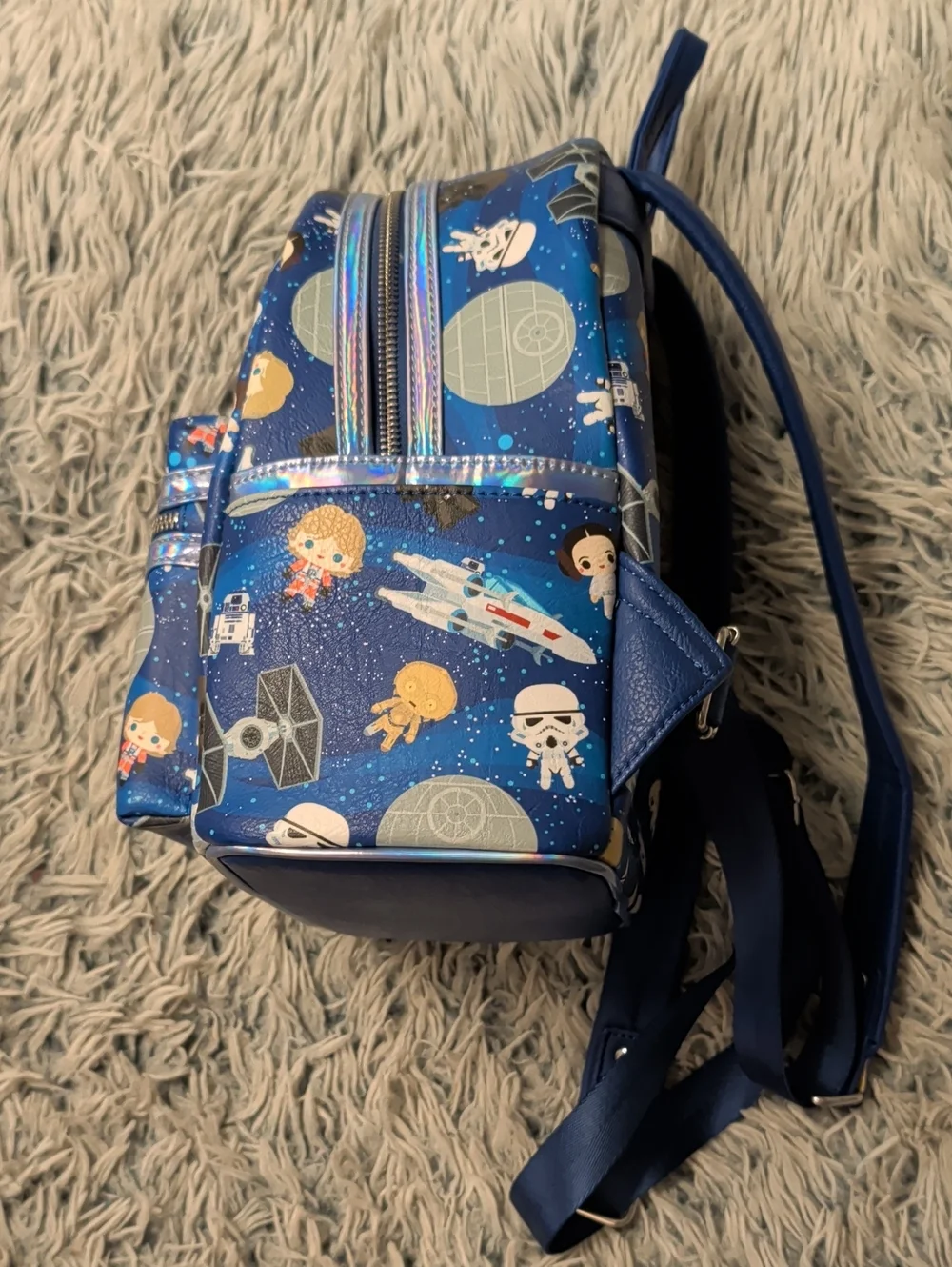 Star Wars Kids Blue Character Mini Backpack by Loungefly
